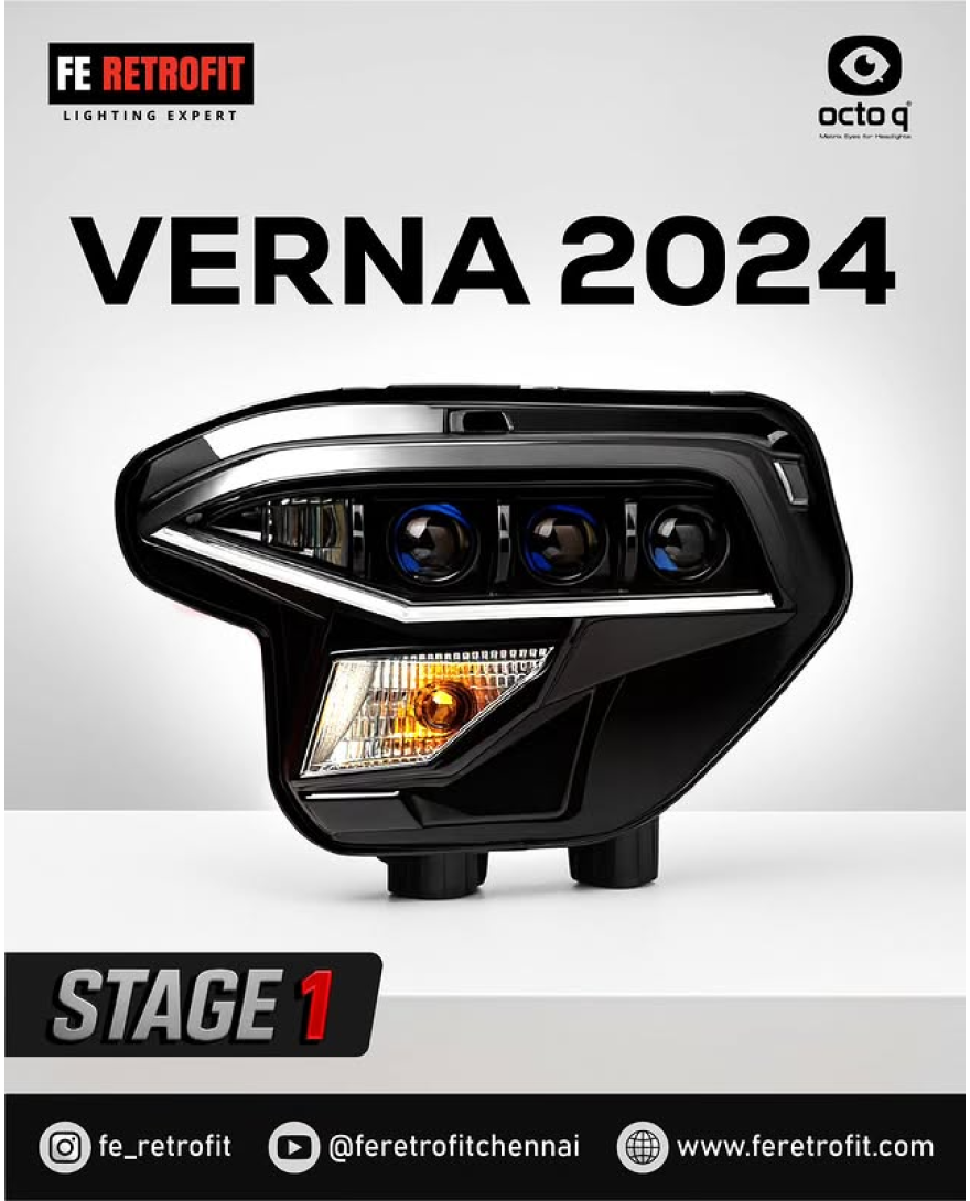 FE-RETROFIT OCTOQ HYUNDAI VERNA 2024 3X3 1.8 inch